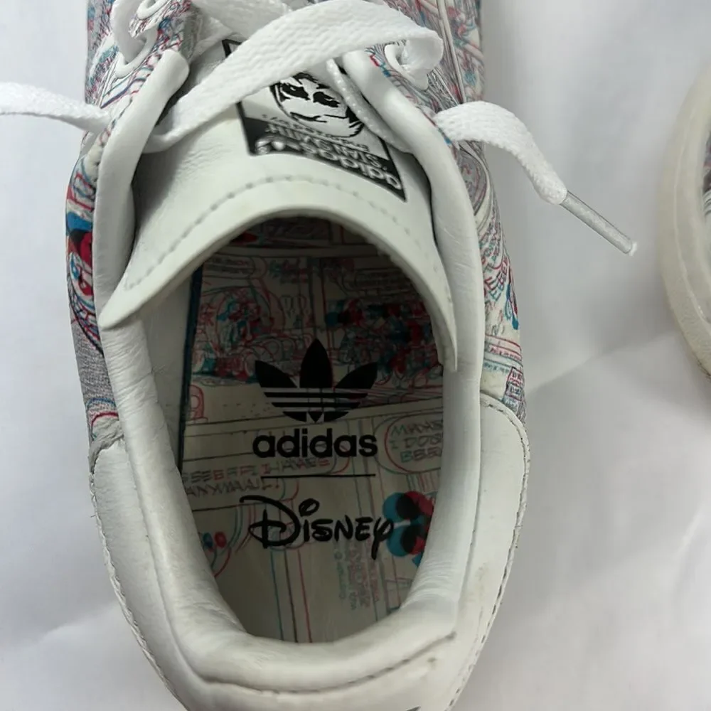 Adidas Limited Edition Stan Smith Mickey Mouse 3D Print Sneakers Size 7.5